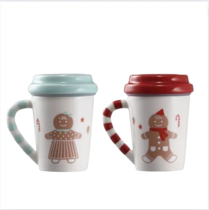 2016 Starbucks Korea Christmas Demi Mug Set