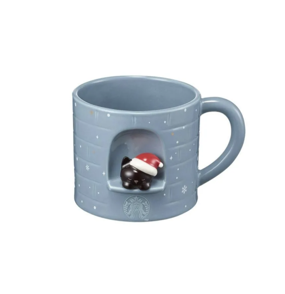 2021 Starbucks Korea Holy Cat Green Mug 355ml