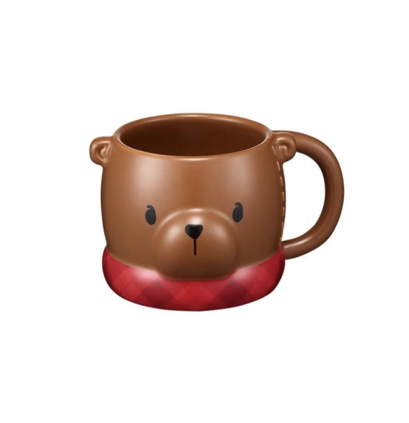 2021 Starbucks Korea X-mas Brown Bear Mug 355ml