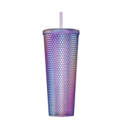 2022 Starbucks Korea Summer Stud Purple Hologram Coldcup 710ml
