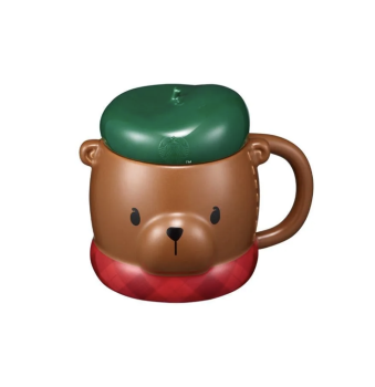 2021 Starbucks Korea X-mas Brown Bear Mug 355ml